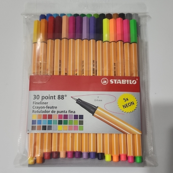 stabilo Other - Stabilo Point 88 Fineliner Pens Set